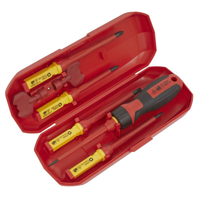 Sealey AK61280 8 Piece Interchangeable Screwdriver Set - VDE Approved