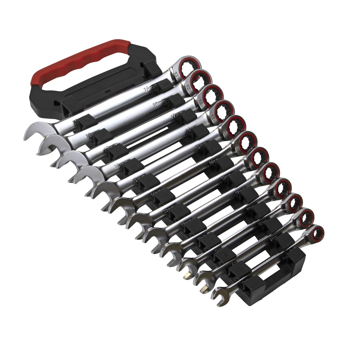 Sealey AK63940 Ratchet Combination 12 Piece Spanner Set Metric