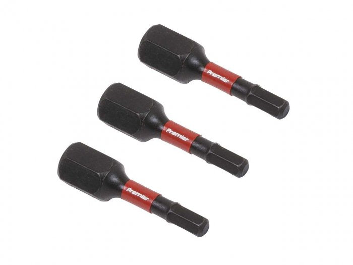 Sealey AK8211 Hex 3mm Impact Power Tool Bits 25mm - 3pc