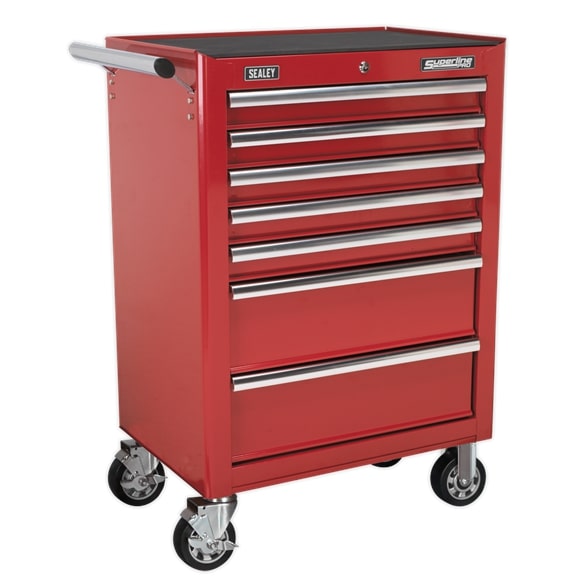 Sealey AP26479T 7 Drawer Rollcab with Ball-Bearing Slides - Red