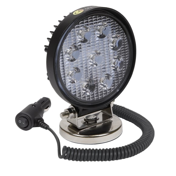 Sealey LED3RM 27W SMD LED Round Worklight with Magnetic Base