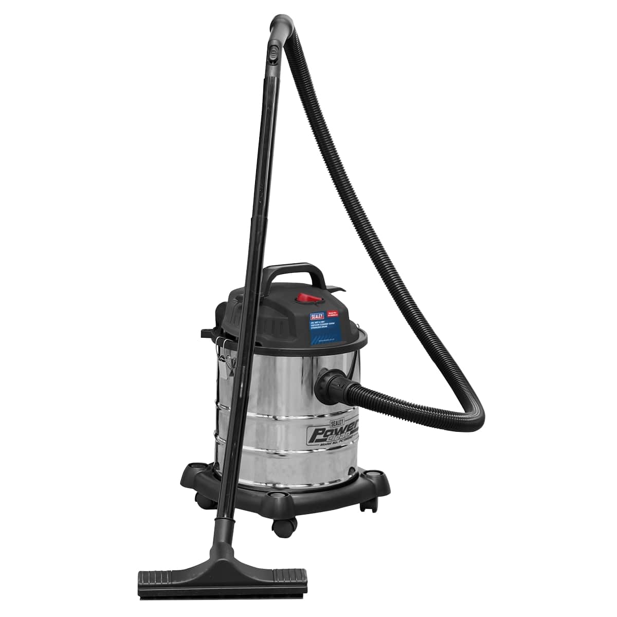 Sealey PC195SD Vacuum Cleaner Wet & Dry 20L 1200W Stainless Drum