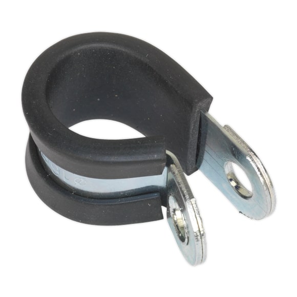 Sealey PCJ16 Ø16mm Rubber Lined P-Clip - Pack of 25