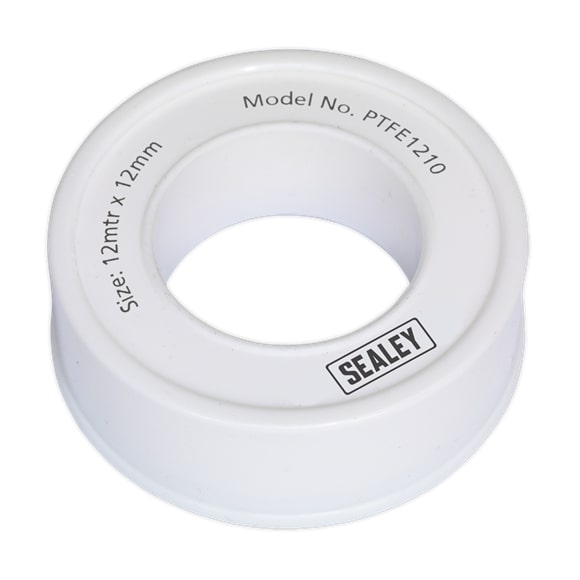 Sealey PTFE1210 PTFE Thread Sealing Tape - Pack of 10