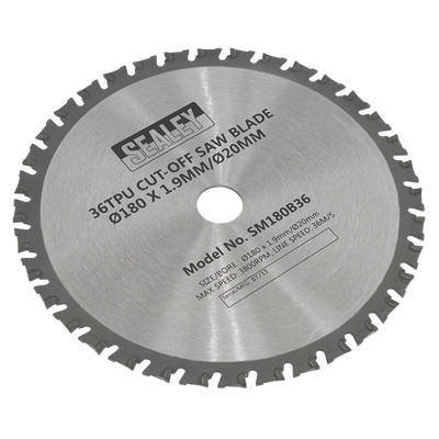 Sealey SM180B36 Cut-Off Saw Blade 180 x 1.9mm/20mm 36tpu