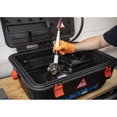 Sealey SM222 Mobile Parts Cleaning Tank with Brush