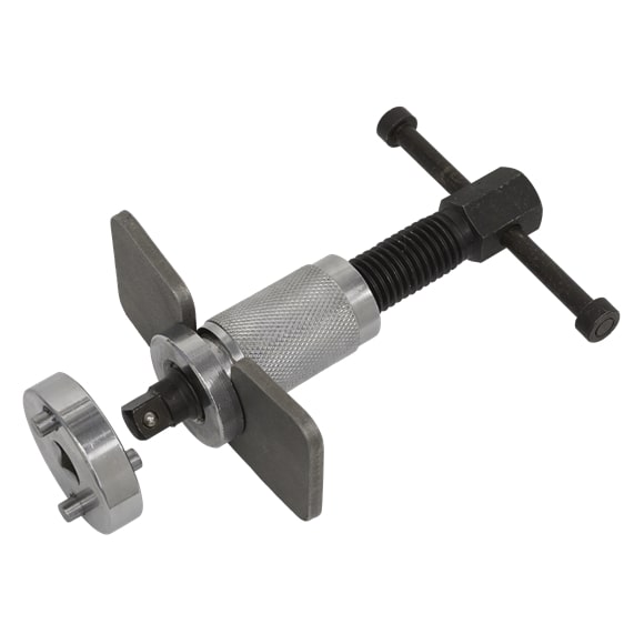 Sealey VS0247 Left-Handed Brake Piston Wind-Back Tool with Double Adaptor