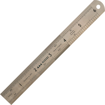 Stanley 0-35-400 2-Sided Metric Rustless Steel Rule
