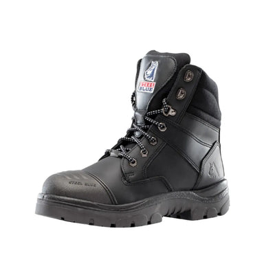 Steel Blue 392661 Southern Cross Zip GraphTEC Scuff S3 Safety Boot, Black