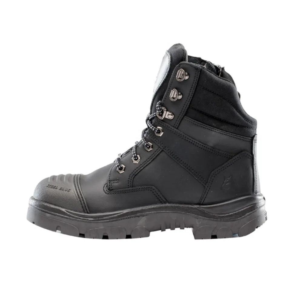 Steel Blue 392661 Southern Cross Zip GraphTEC Scuff S3 Safety Boot, Black