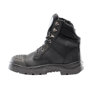 Steel Blue 392661 Southern Cross Zip GraphTEC Scuff S3 Safety Boot, Black