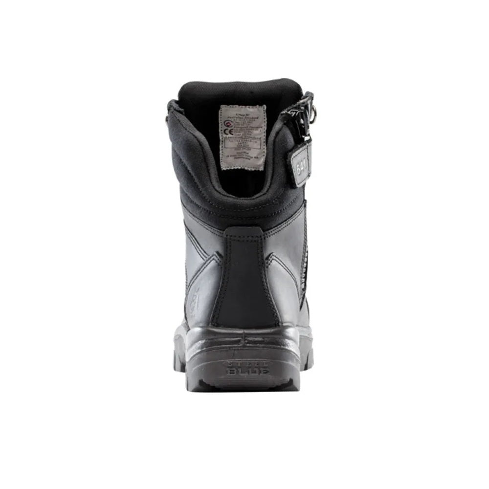 Steel Blue 392661 Southern Cross Zip GraphTEC Scuff S3 Safety Boot, Black