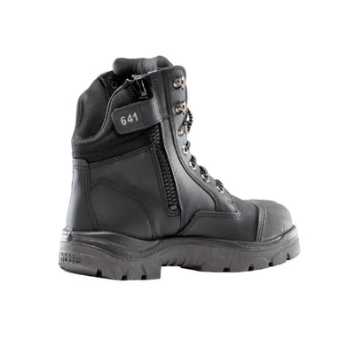Steel Blue 392661 Southern Cross Zip GraphTEC Scuff S3 Safety Boot, Black