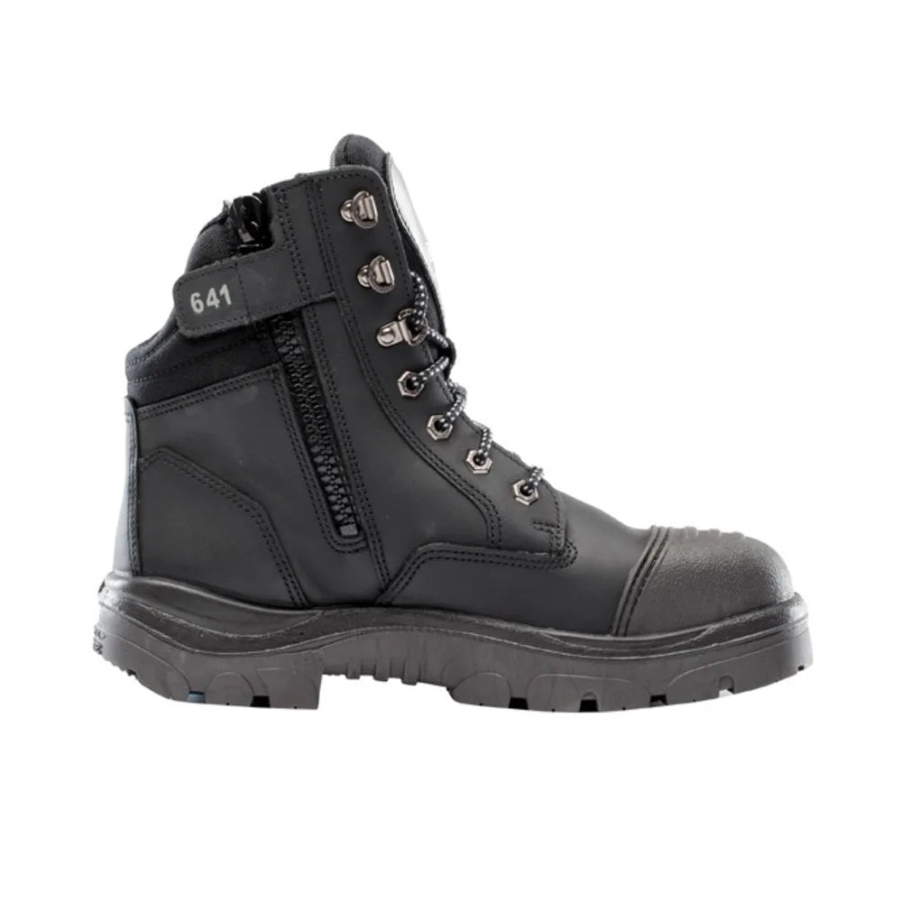 Steel Blue 392661 Southern Cross Zip GraphTEC Scuff S3 Safety Boot, Black