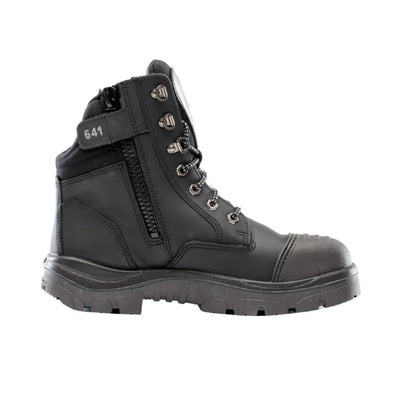 Steel Blue 392661 Southern Cross Zip GraphTEC Scuff S3 Safety Boot, Black
