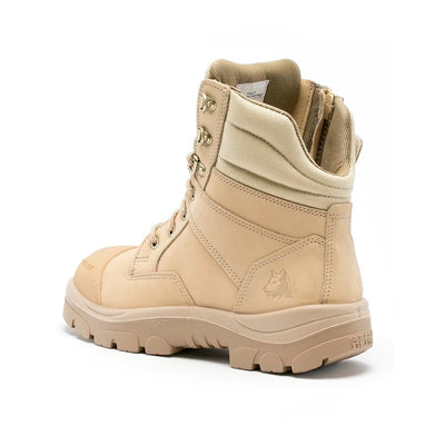 Steel Blue 392661 Southern Cross Zip GraphTEC Scuff S3 Safety Boot, Sand