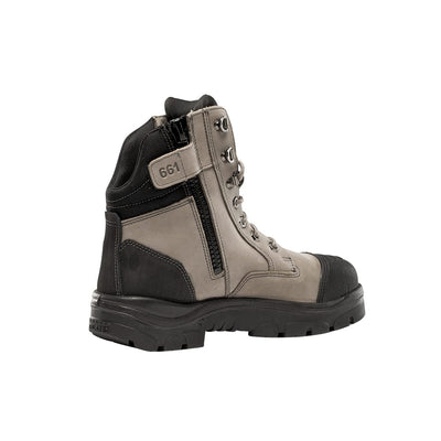 Steel Blue 392661 Southern Cross Zip GraphTEC Scuff S3 Safety Boot, Slate