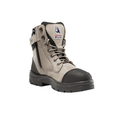 Steel Blue 392661 Southern Cross Zip GraphTEC™ Scuff S3 Safety Boot, Slate
