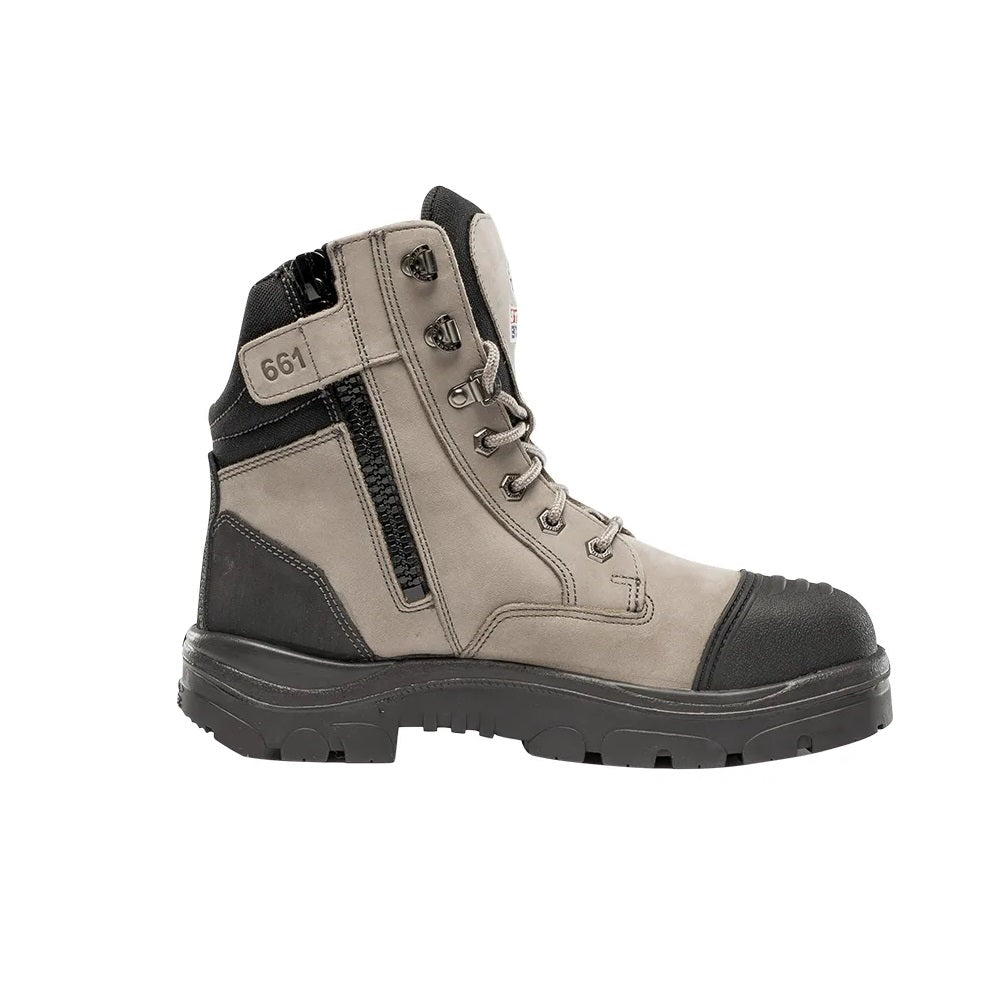 Steel Blue 392661 Southern Cross Zip GraphTEC Scuff S3 Safety Boot, Slate