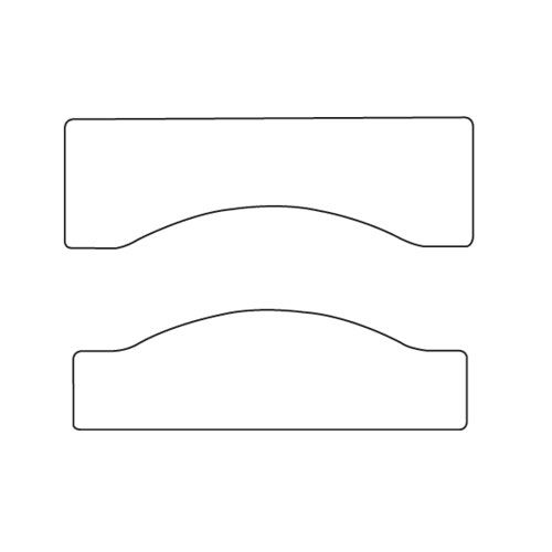 Trend Template Panel Door Set Radius 400mm