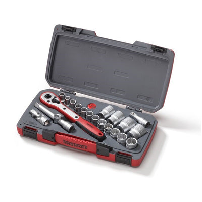Teng Tools T1221 21 Piece 1/2" Drive Socket Set