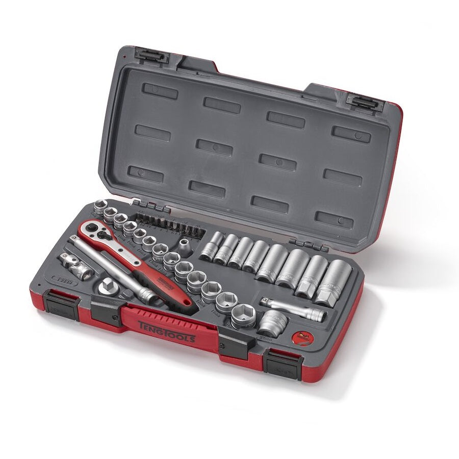 Teng Tools T3839 39 Piece 3/8" Drive Socket Set