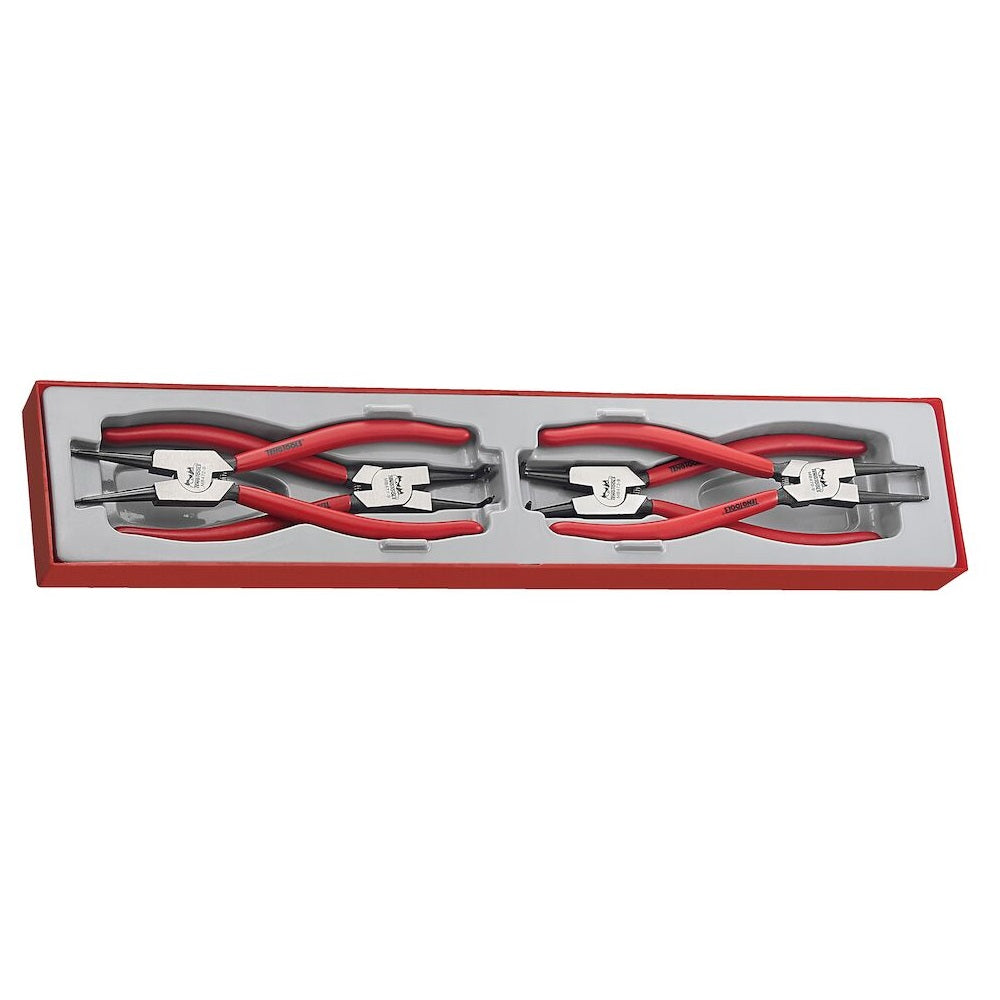 Teng Tools TTX474-9 Plier Set 9 inch Circlip 4 Pieces
