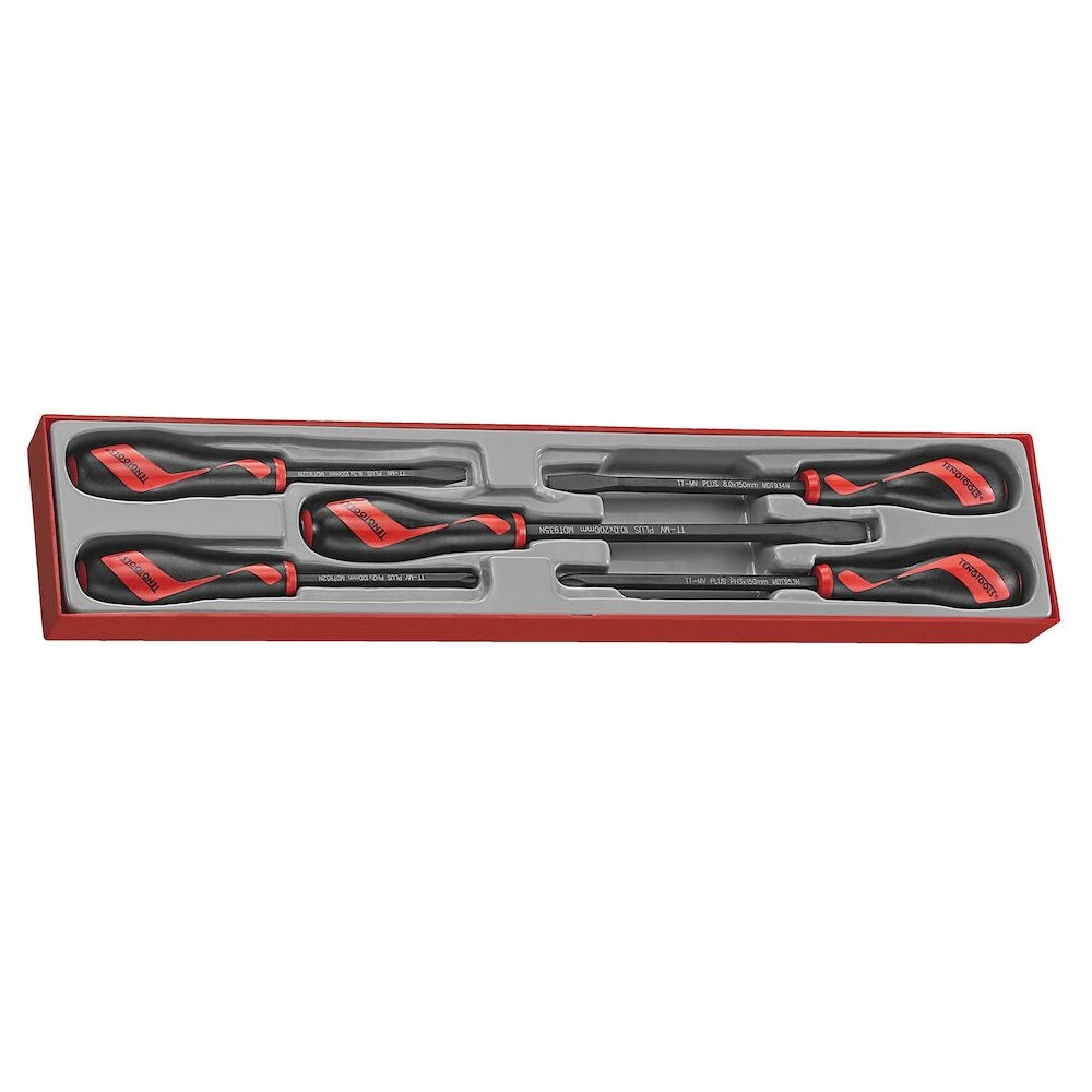 Teng Tools TTXMDTN 5 Piece Power Thru Screwdriver Set