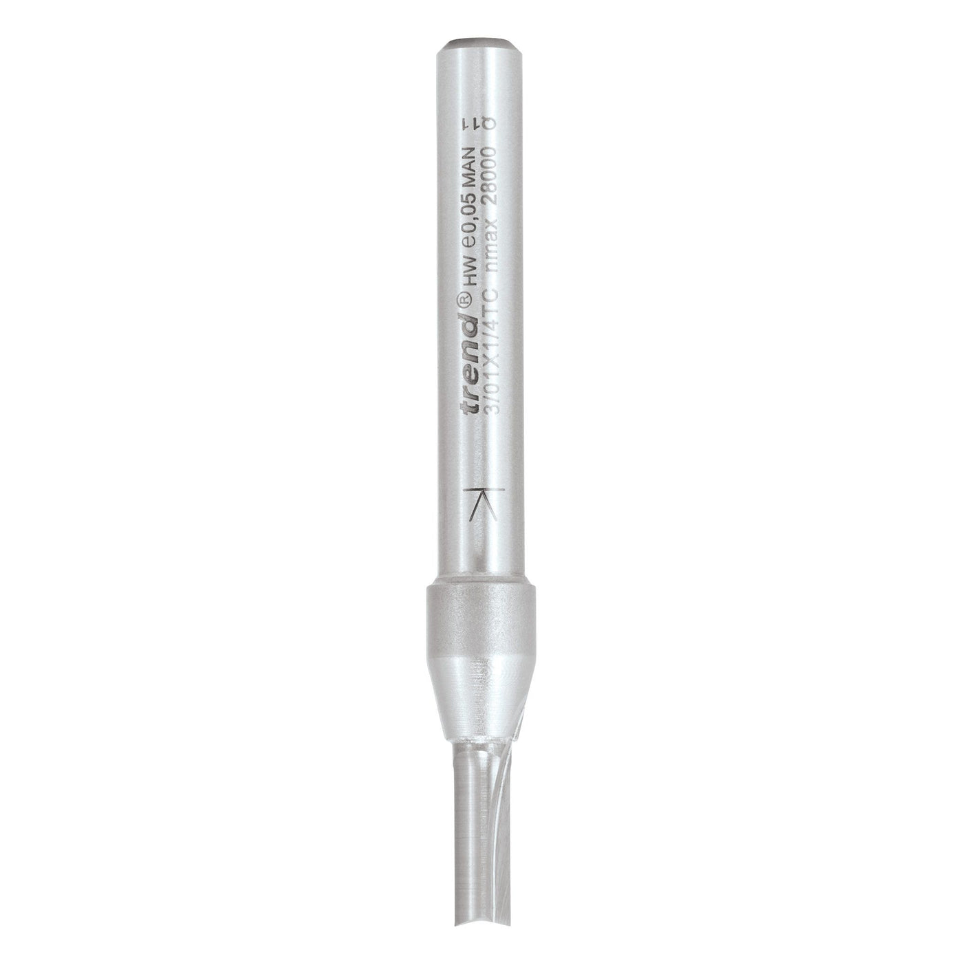 Trend 3/01X1/4TC Two Flute Cutter 4mm Diameter