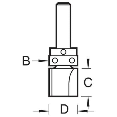 Trend Guided Profiler 12.7mm Diameter x 9.5mm Cut