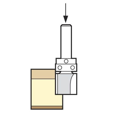 Trend Guided Profiler 12.7mm Diameter x 9.5mm Cut