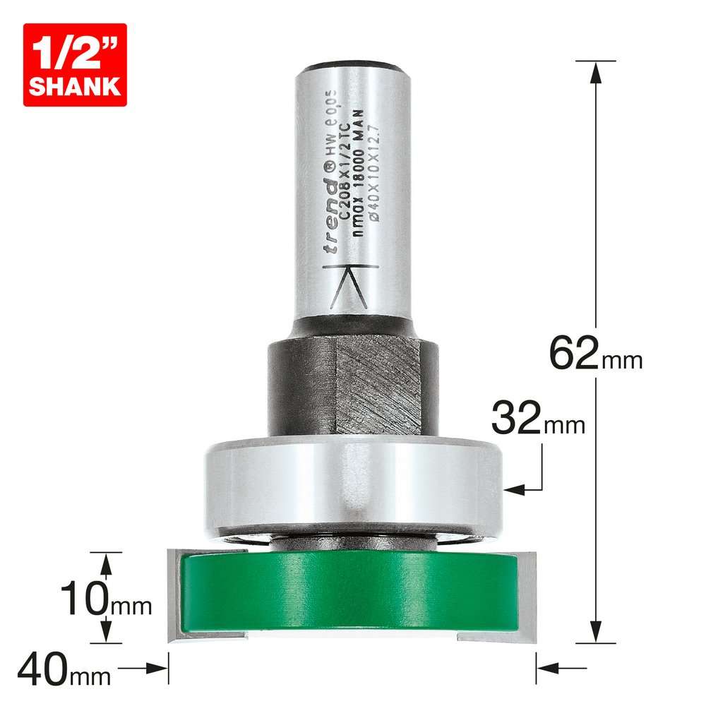 Trend Intumescent Cutter Set 10mm x 40mm