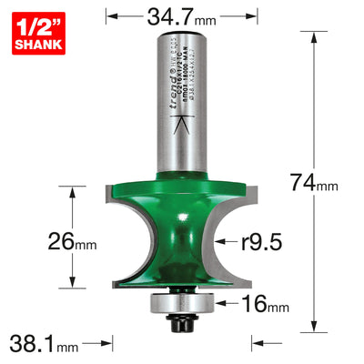 Trend Intumescent Cutter Set 10mm x 24mm