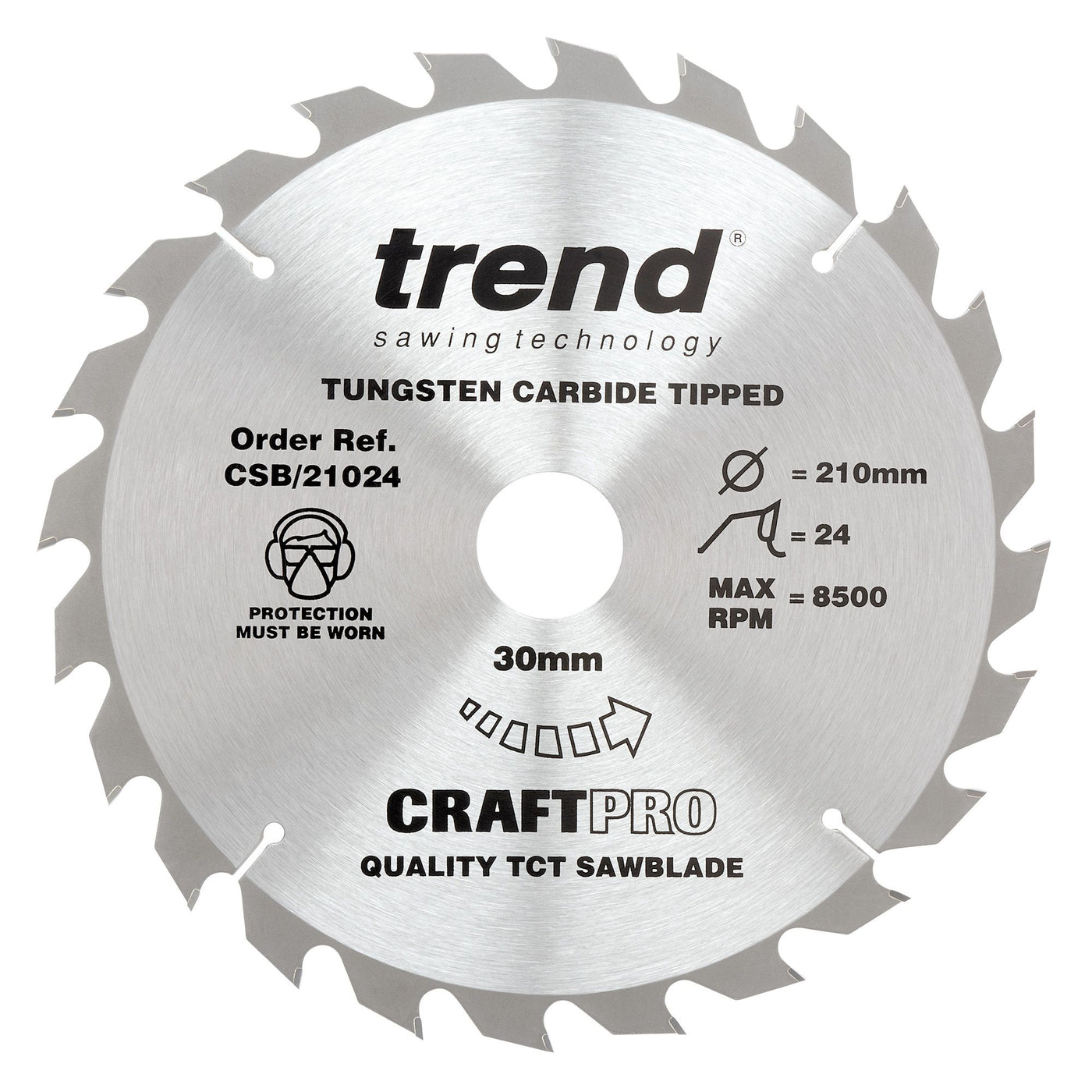 Trend Craft Saw Blade 210mm x 36T x 30mm