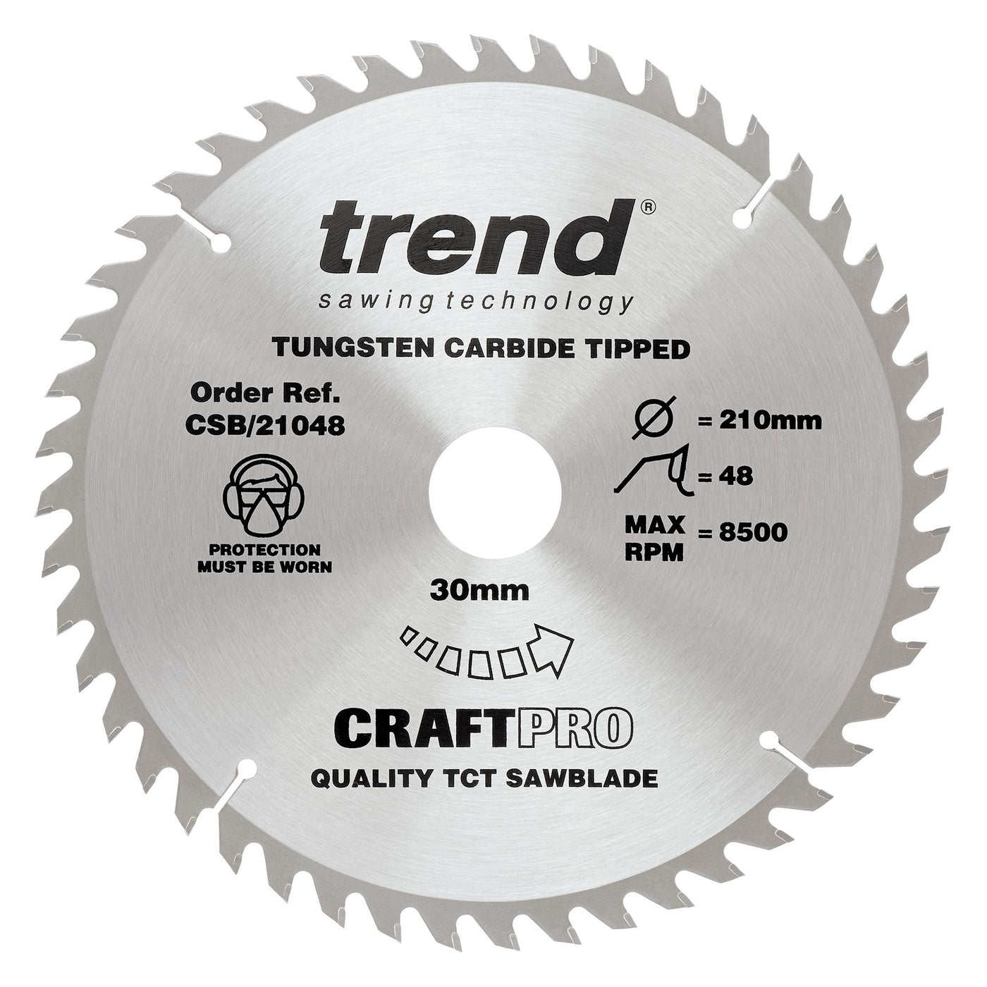 Trend Craft Saw Blade 210mm x 48T x 30mm