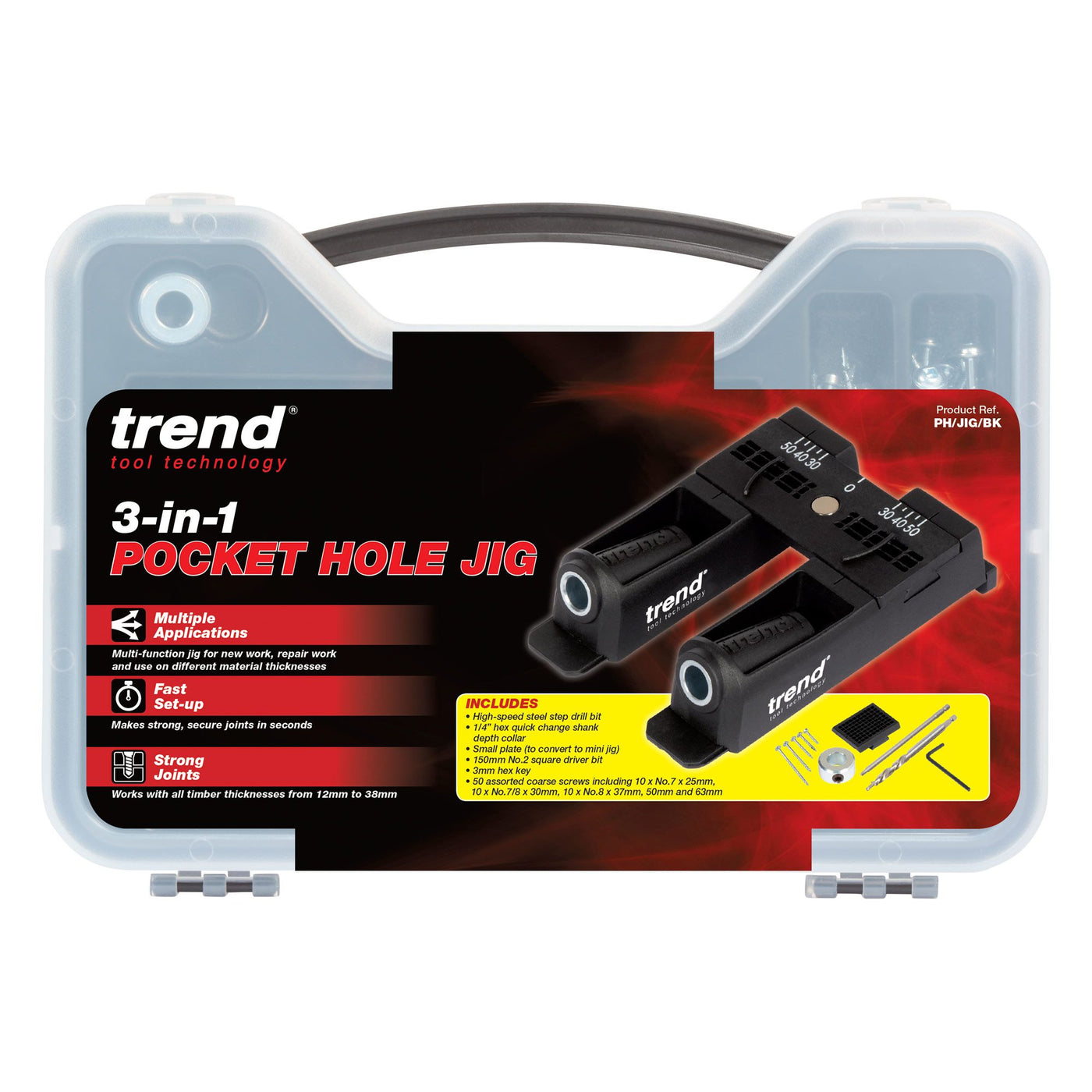 Trend 3 In 1 Pocket Hole Jig Kit