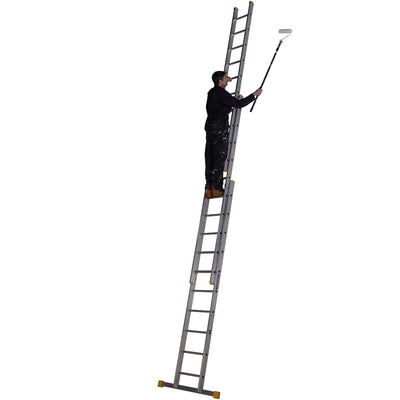 Werner 7232918 3.0M D Rung Extension Ladder 2.97M Triple
