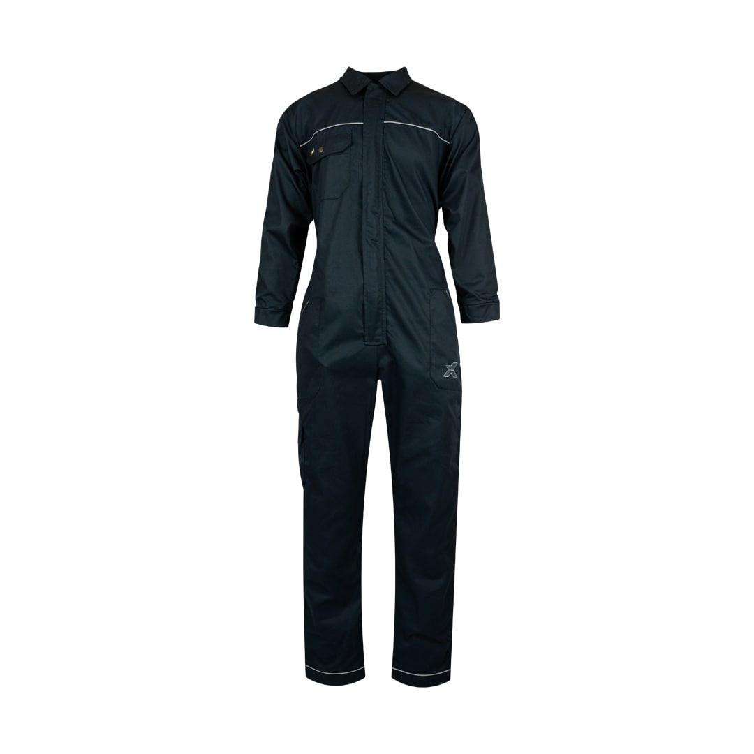 Xpert Core Zip-Front Coverall, Navy
