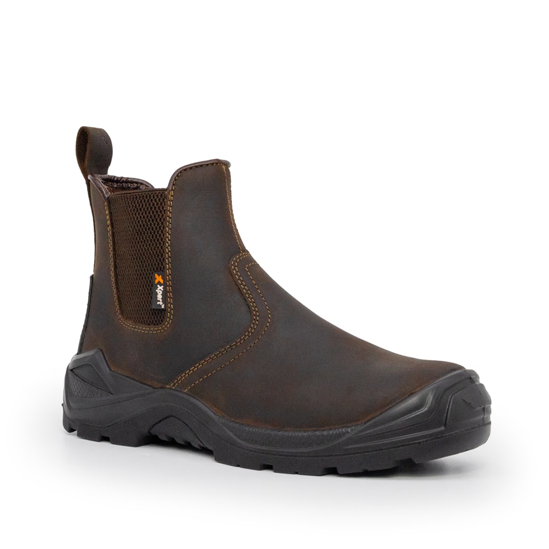 Xpert Defiant Safety Dealer Boot, Brown