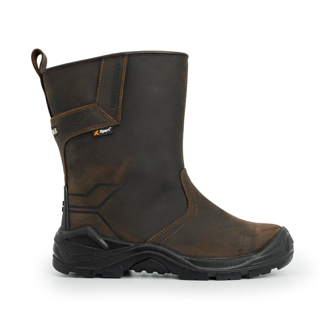 Xpert Invincible Safety Rigger Boot, Brown