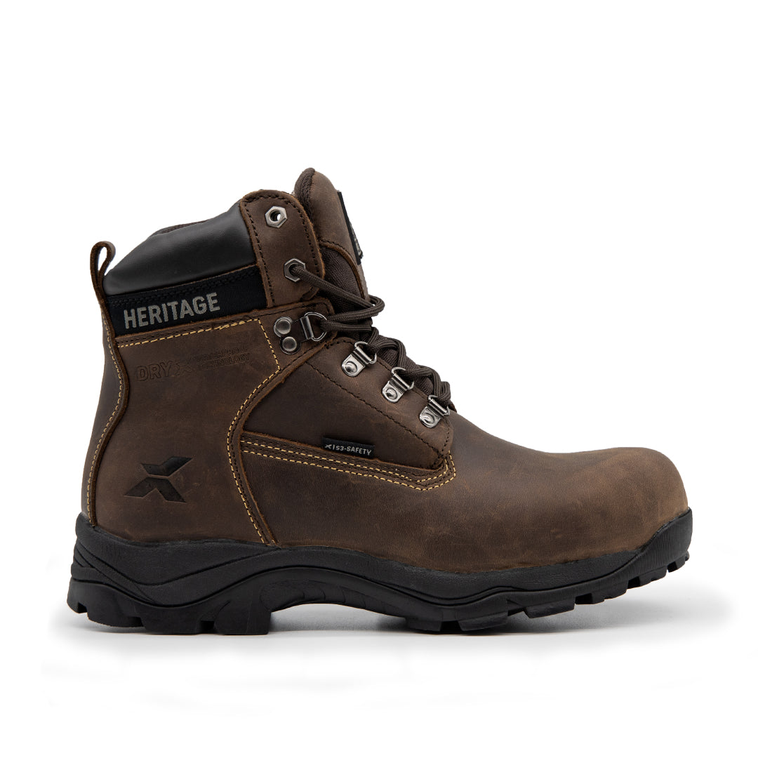 Xpert Heritage Legend S3 Safety Boot, Brown