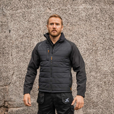 Xpert Pro Rip-Stop Insulated Hybrid Jacket, Black