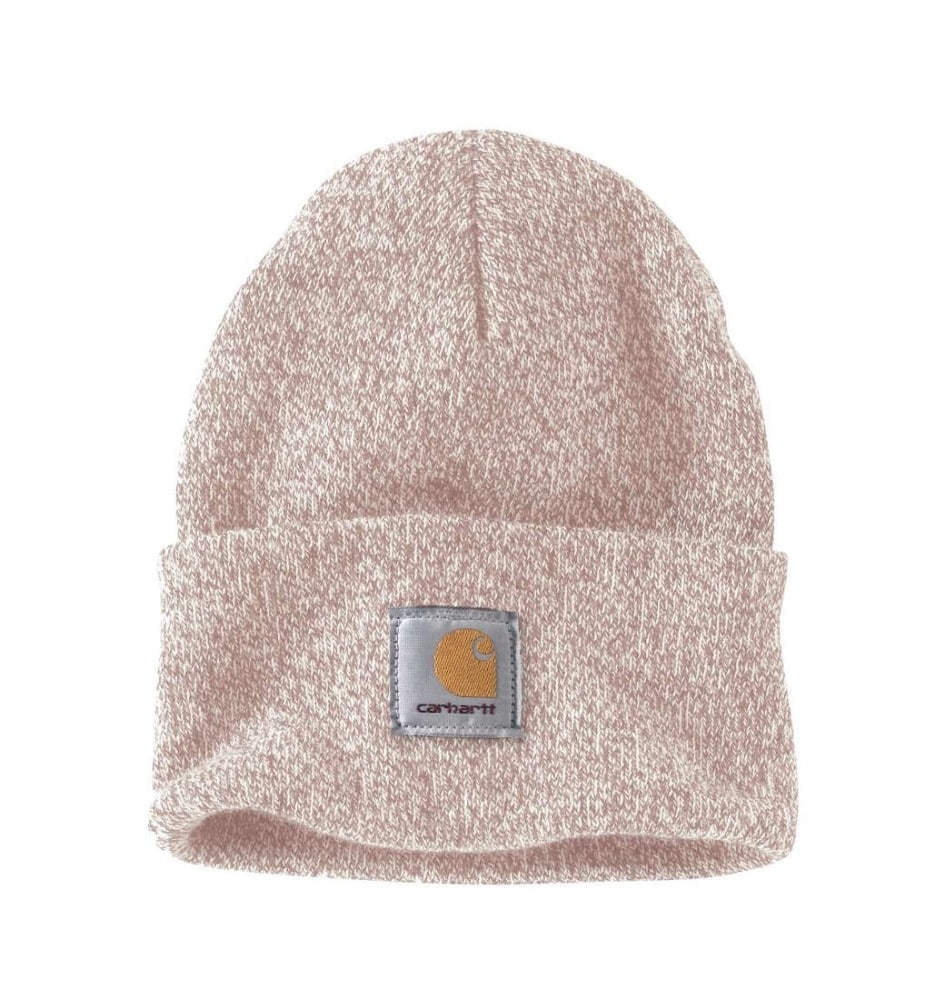 Carhartt A18 Watch Hat, Ash Rose Marshmallow, Size OFA