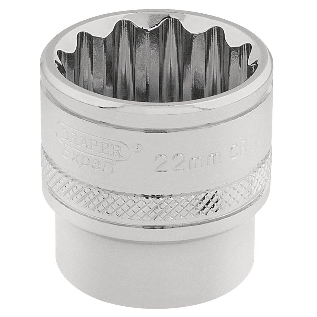 Draper 32800 HI-TORQ 12 Point Socket, 3/8" Sq. Dr., 22mm