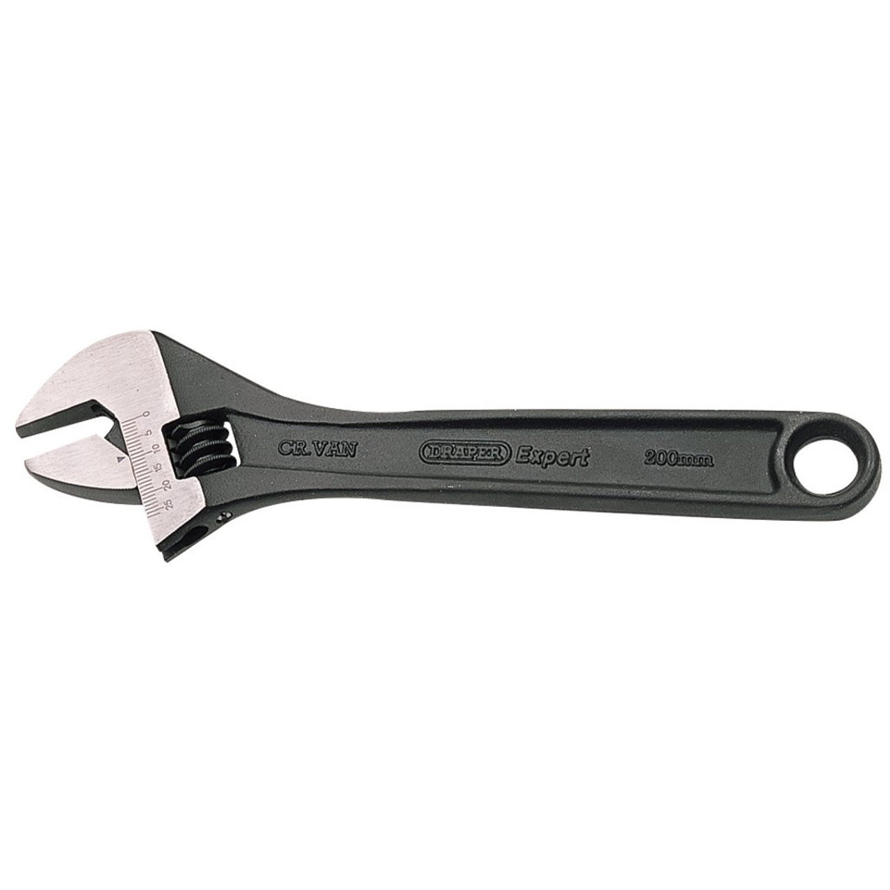 Draper 52680 Crescent-Type Adjustable Wrench with Phosphate Finish, 200mm