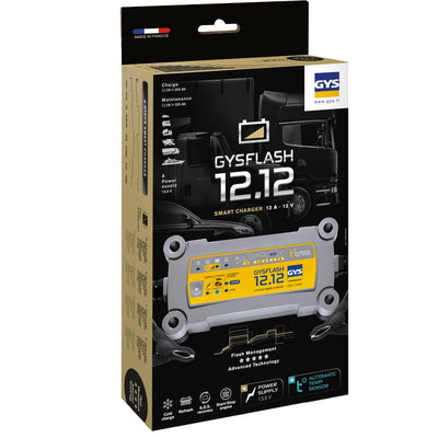GYS 029552 GYSFLASH 12.12 Battery Charger, 12V