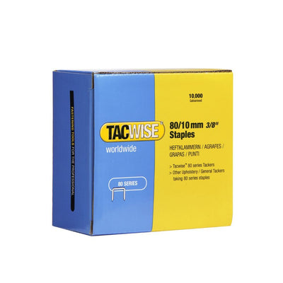 Tacwise 0383 80/10mm Staples, Box of 10000