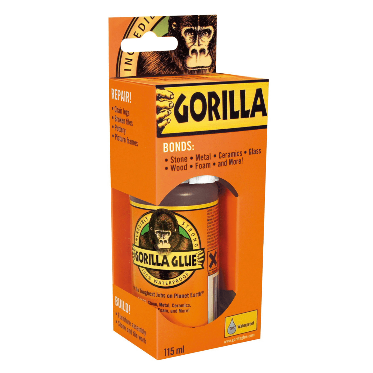 Gorilla Glue Brown PU Glue, 115ml