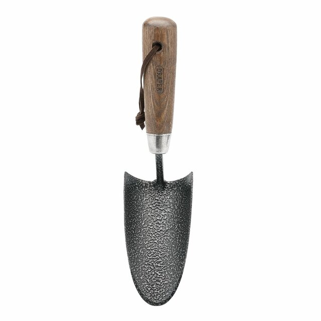 Draper 14313 Carbon Steel Heavy Duty Hand Trowel with Ash Handle