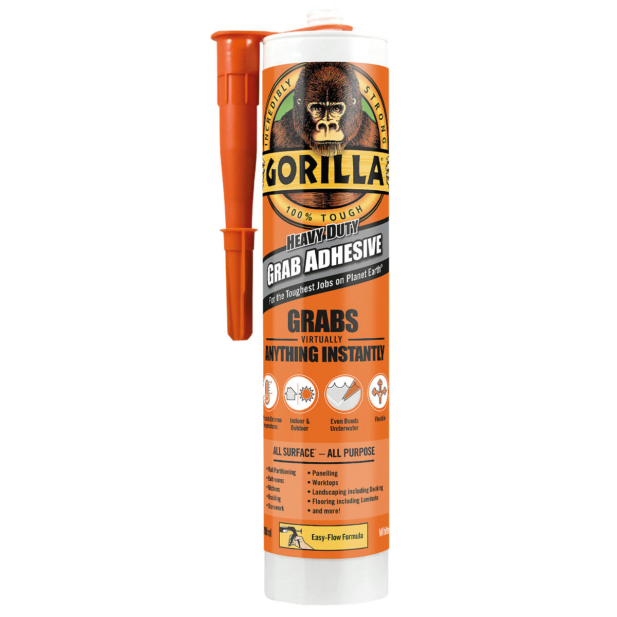 Gorilla Glue Heavy Duty Grab Adhesive, 290ml